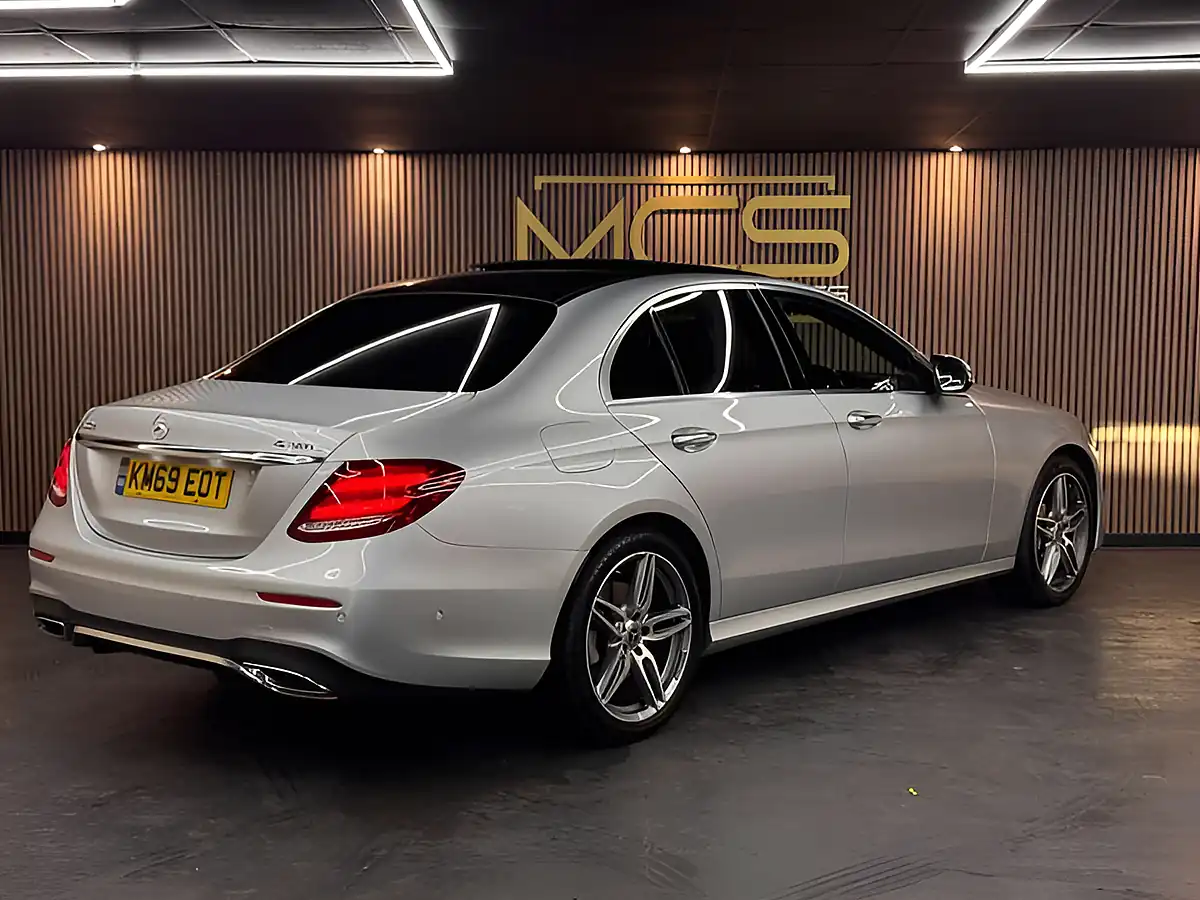 Used 2019 Mercedes-Benz E-Class AMG Line Silver - Interior and Exterior details 5