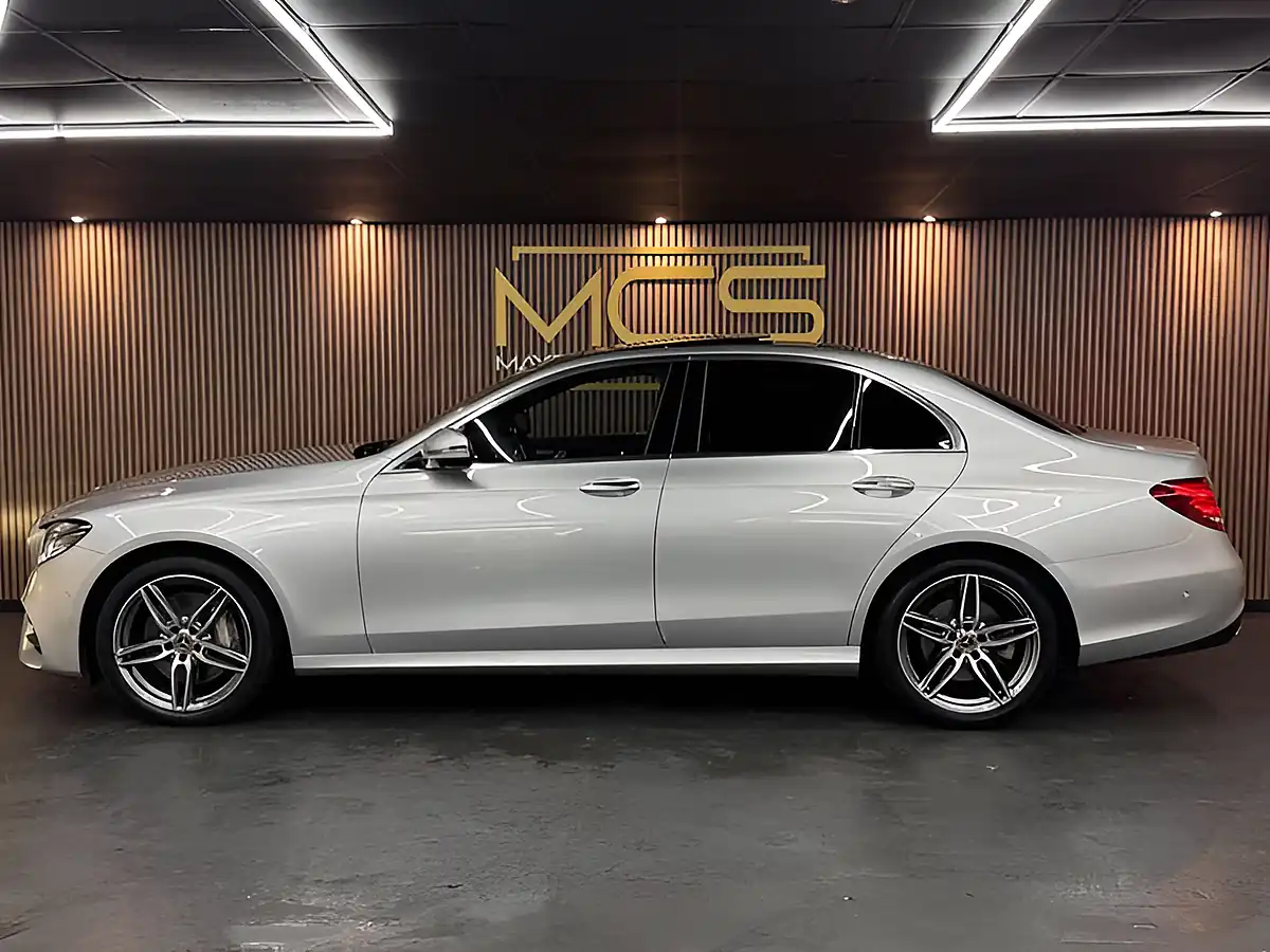 Used 2019 Mercedes-Benz E-Class AMG Line Silver - Interior and Exterior details 7