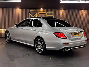 Used 2019 Mercedes-Benz E-Class AMG Line Silver - Interior and Exterior details 8