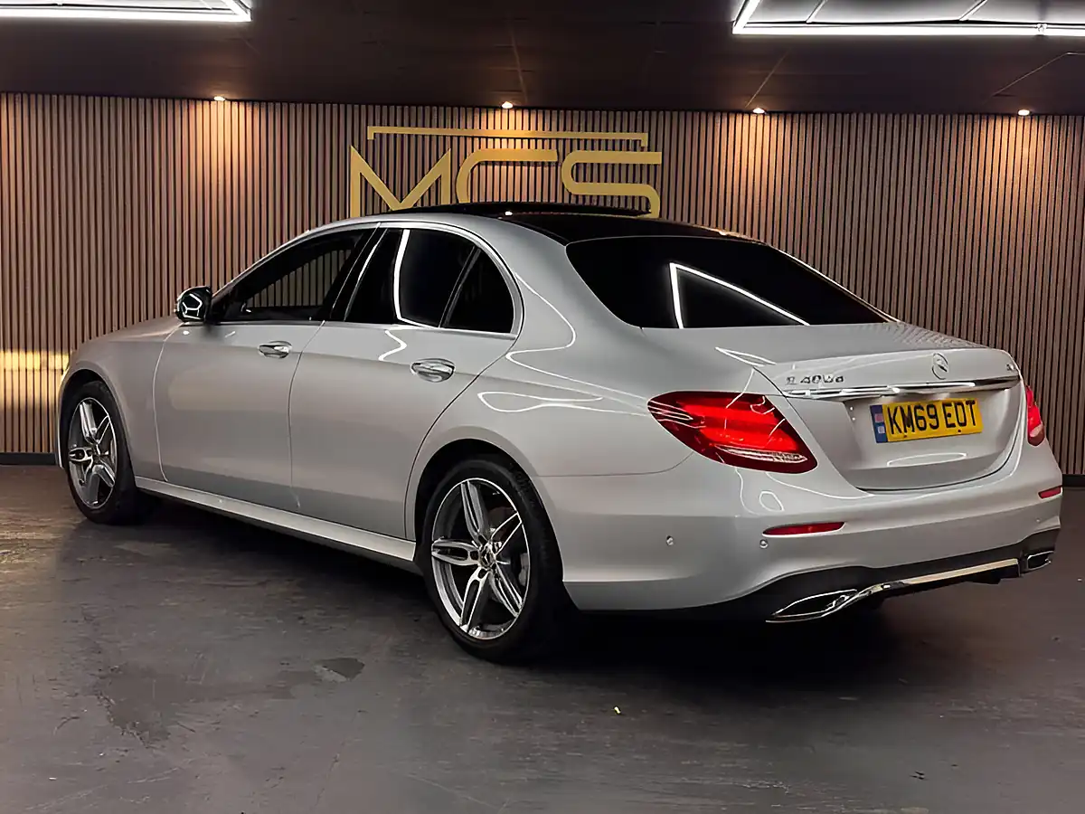 Used 2019 Mercedes-Benz E-Class AMG Line Silver - Interior and Exterior details 8