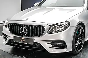 Used 2019 Mercedes-Benz E Class AMG Line Silver - Interior and Exterior details 12