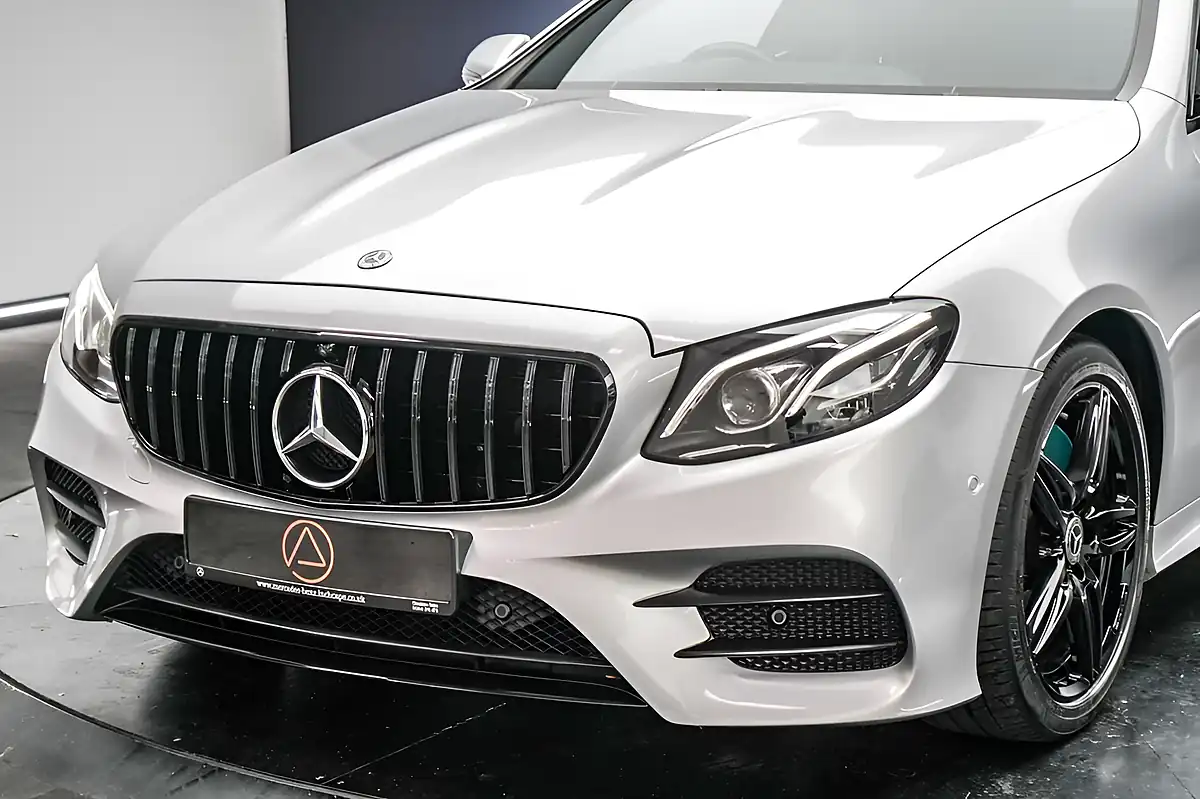 Used 2019 Mercedes-Benz E Class AMG Line Silver - Interior and Exterior details 12