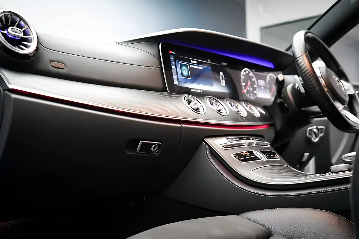 Used 2019 Mercedes-Benz E Class AMG Line Silver - Interior and Exterior details 17