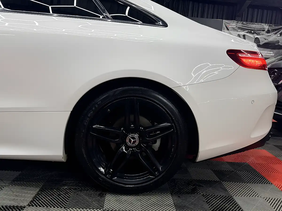 Used 2019 Mercedes-Benz E Class AMG Line White - Interior and Exterior details 11