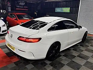 Used 2019 Mercedes-Benz E Class AMG Line White - Interior and Exterior details 8