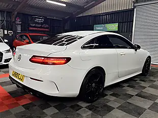 Used 2019 Mercedes-Benz E Class AMG Line White - Interior and Exterior details 9