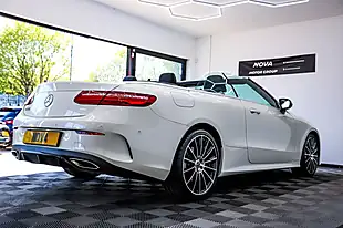 Used 2019 Mercedes-Benz E-Class AMG Line White - Interior and Exterior details 10