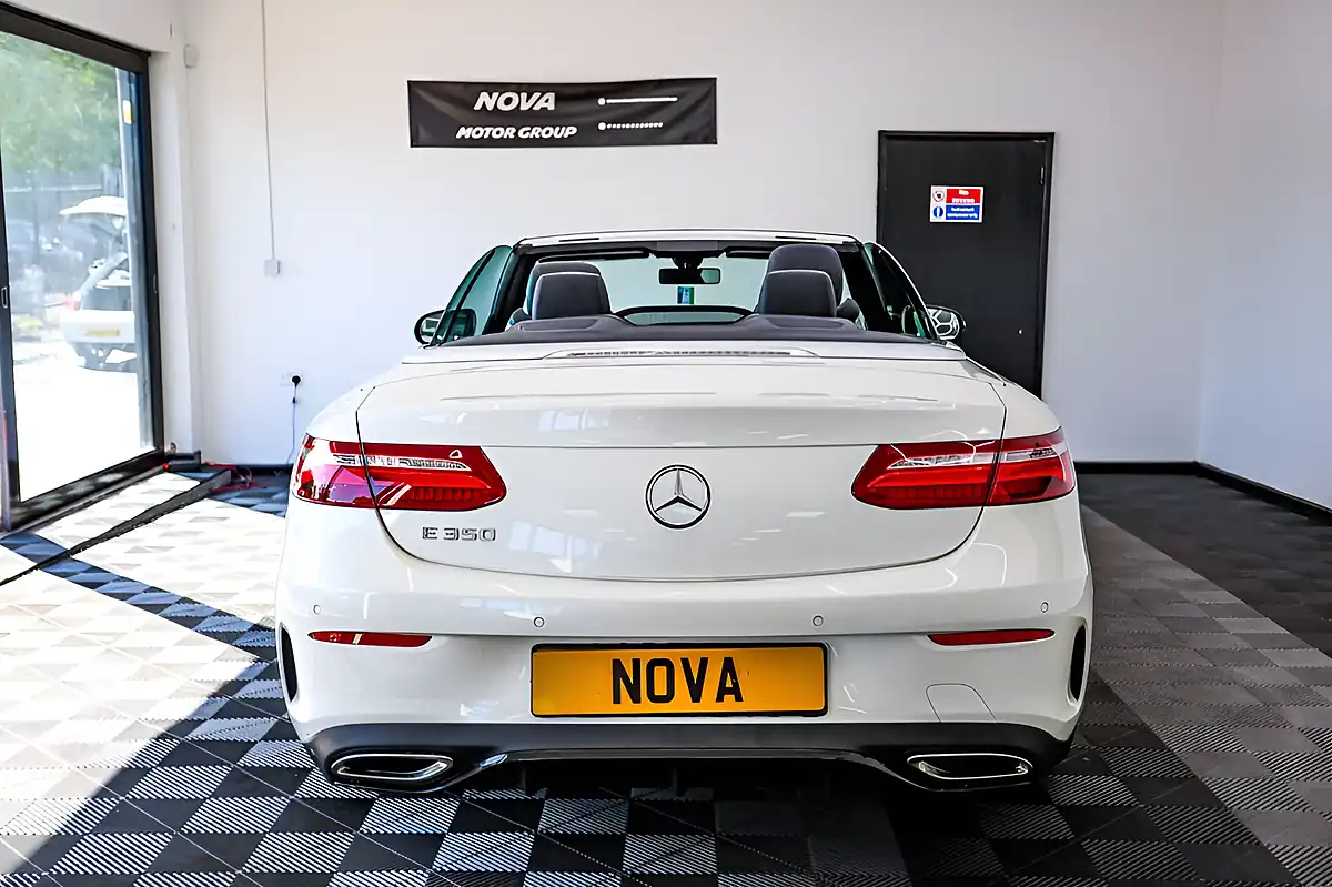 Used 2019 Mercedes-Benz E-Class AMG Line White - Interior and Exterior details 11