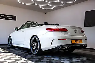 Used 2019 Mercedes-Benz E-Class AMG Line White - Interior and Exterior details 12