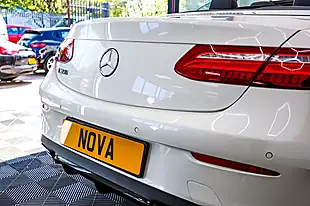 Used 2019 Mercedes-Benz E-Class AMG Line White - Interior and Exterior details 13