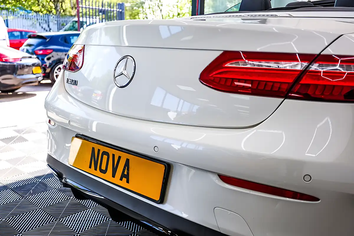 Used 2019 Mercedes-Benz E-Class AMG Line White - Interior and Exterior details 13