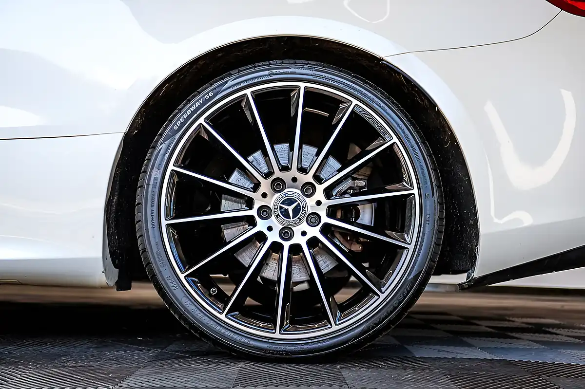 Used 2019 Mercedes-Benz E-Class AMG Line White - Interior and Exterior details 15
