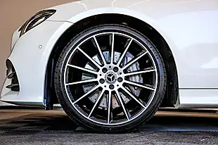 Used 2019 Mercedes-Benz E-Class AMG Line White - Interior and Exterior details 16