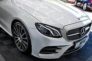 Used 2019 Mercedes-Benz E-Class AMG Line White - Interior and Exterior details 17