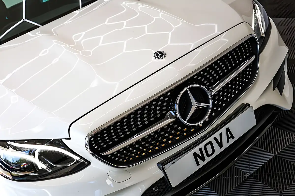 Used 2019 Mercedes-Benz E-Class AMG Line White - Interior and Exterior details 19