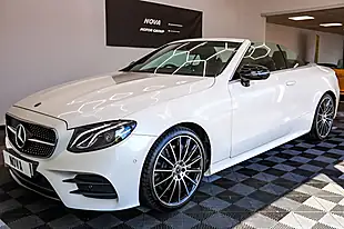 Used 2019 Mercedes-Benz E-Class AMG Line White - Interior and Exterior details 7