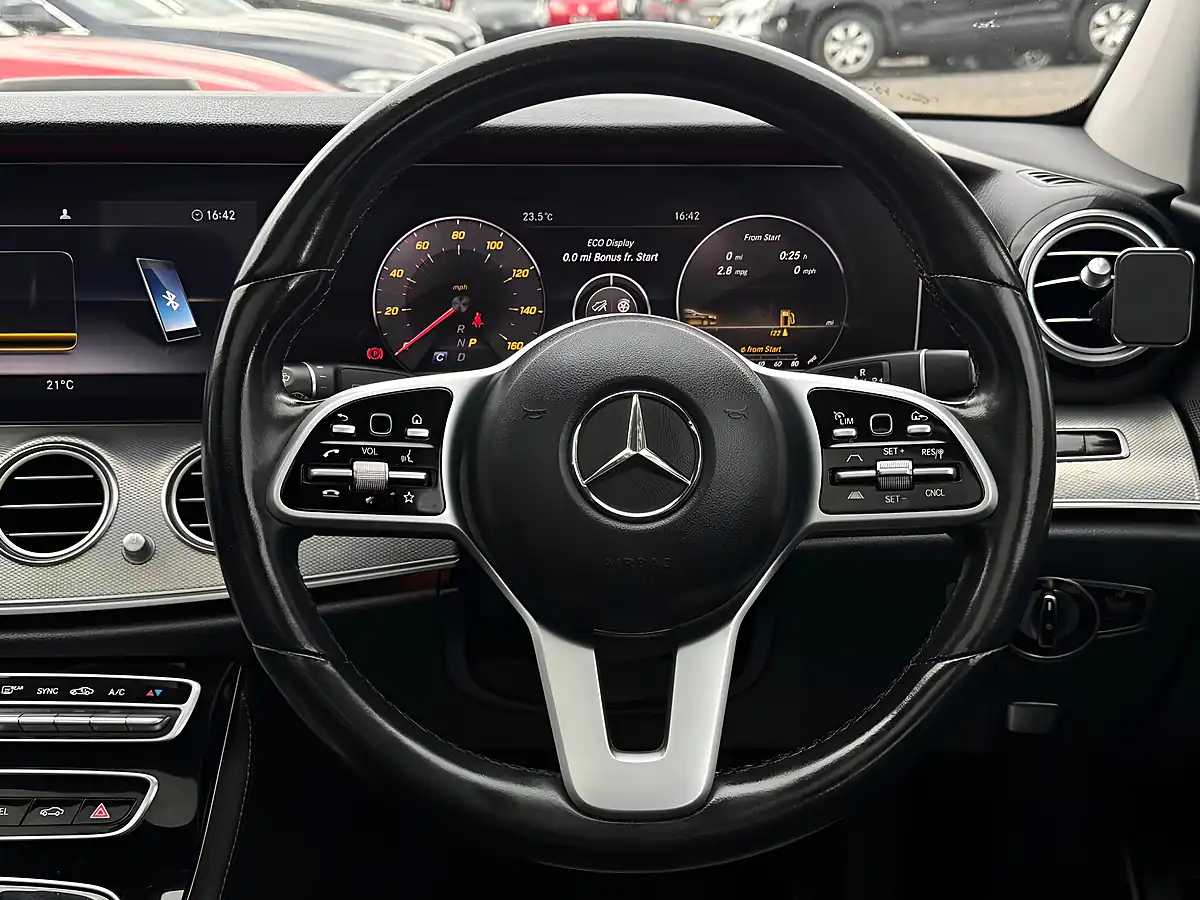 Used 2019 Mercedes-Benz E Class Se (premium Plus) White - Interior and Exterior details 13