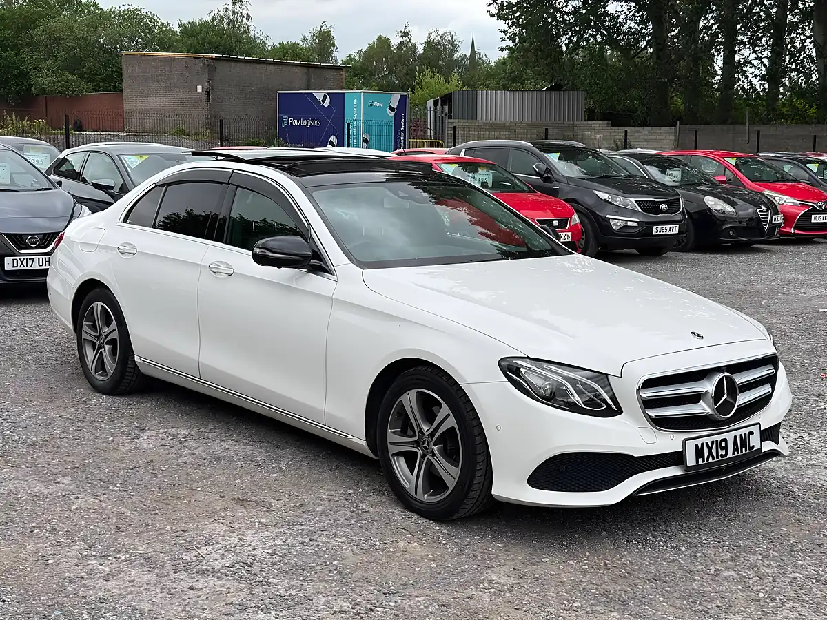 Used 2019 Mercedes-Benz E Class Se (premium Plus) White - Interior and Exterior details 19