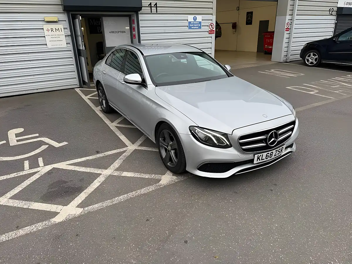 Used 2019 Mercedes-Benz E Class Se Silver - Interior and Exterior details 4
