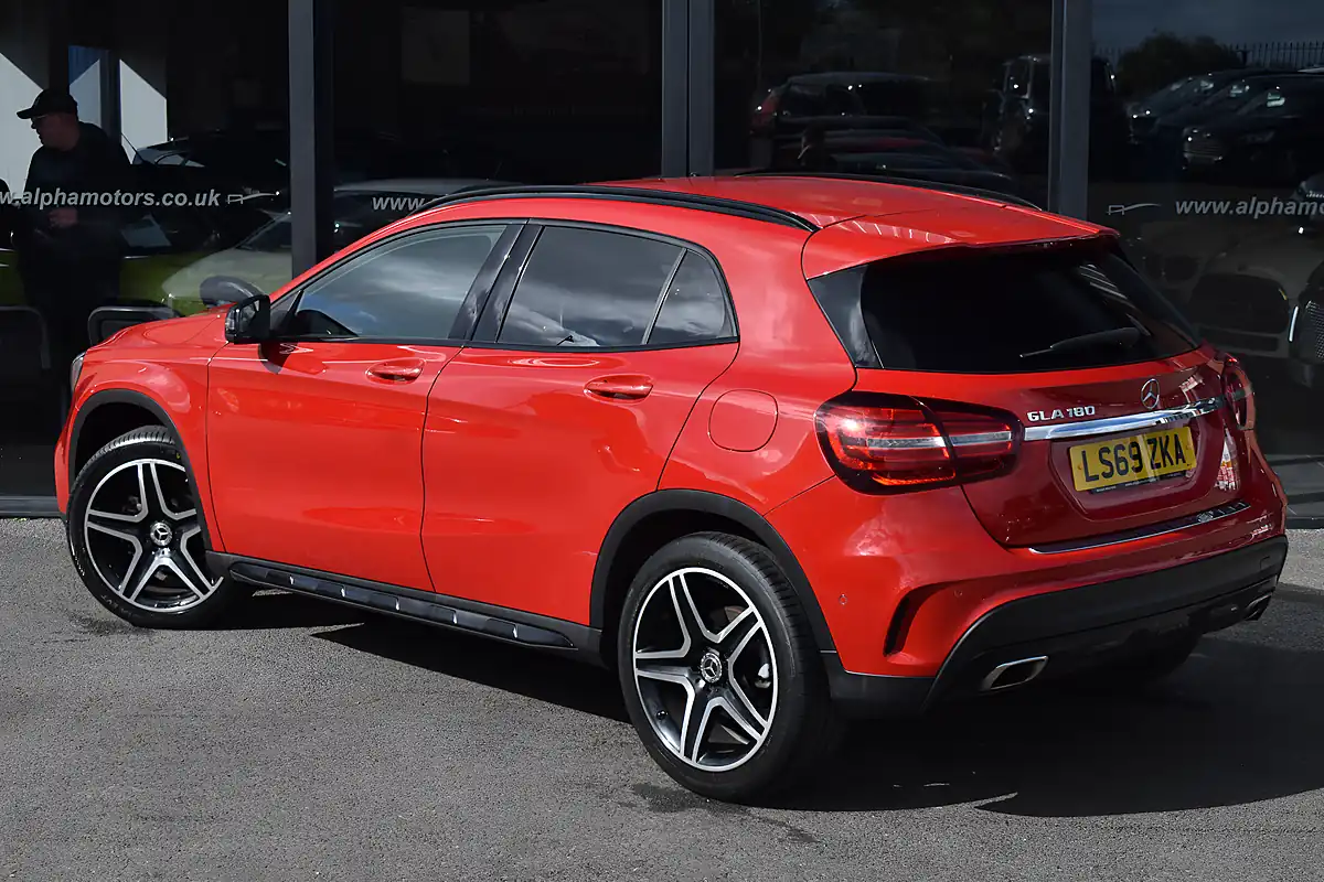 Used 2019 Mercedes-Benz Gla AMG Line Edition Jupiter Red - Interior and Exterior details 2