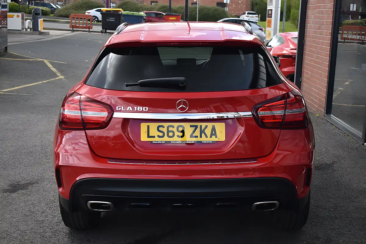 Used 2019 Mercedes-Benz Gla AMG Line Edition Jupiter Red - Interior and Exterior details 6