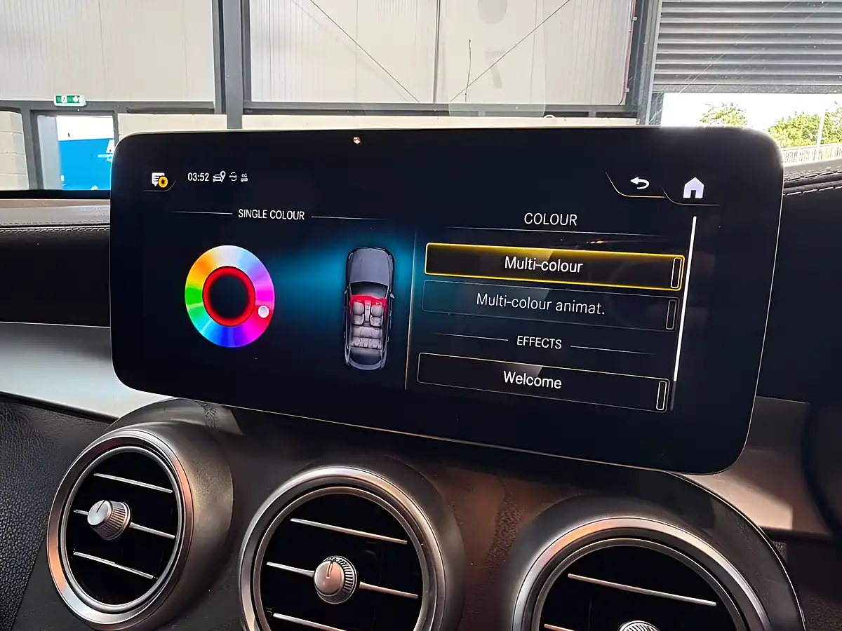 Used 2019 Mercedes-Benz Glc AMG Line (premium) Coupe White - Interior and Exterior details 19