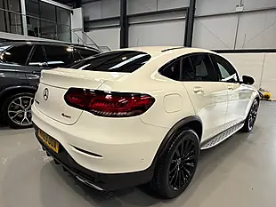 Used 2019 Mercedes-Benz Glc AMG Line (premium) Coupe White - Interior and Exterior details 5