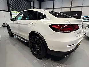 Used 2019 Mercedes-Benz Glc AMG Line (premium) Coupe White - Interior and Exterior details 7