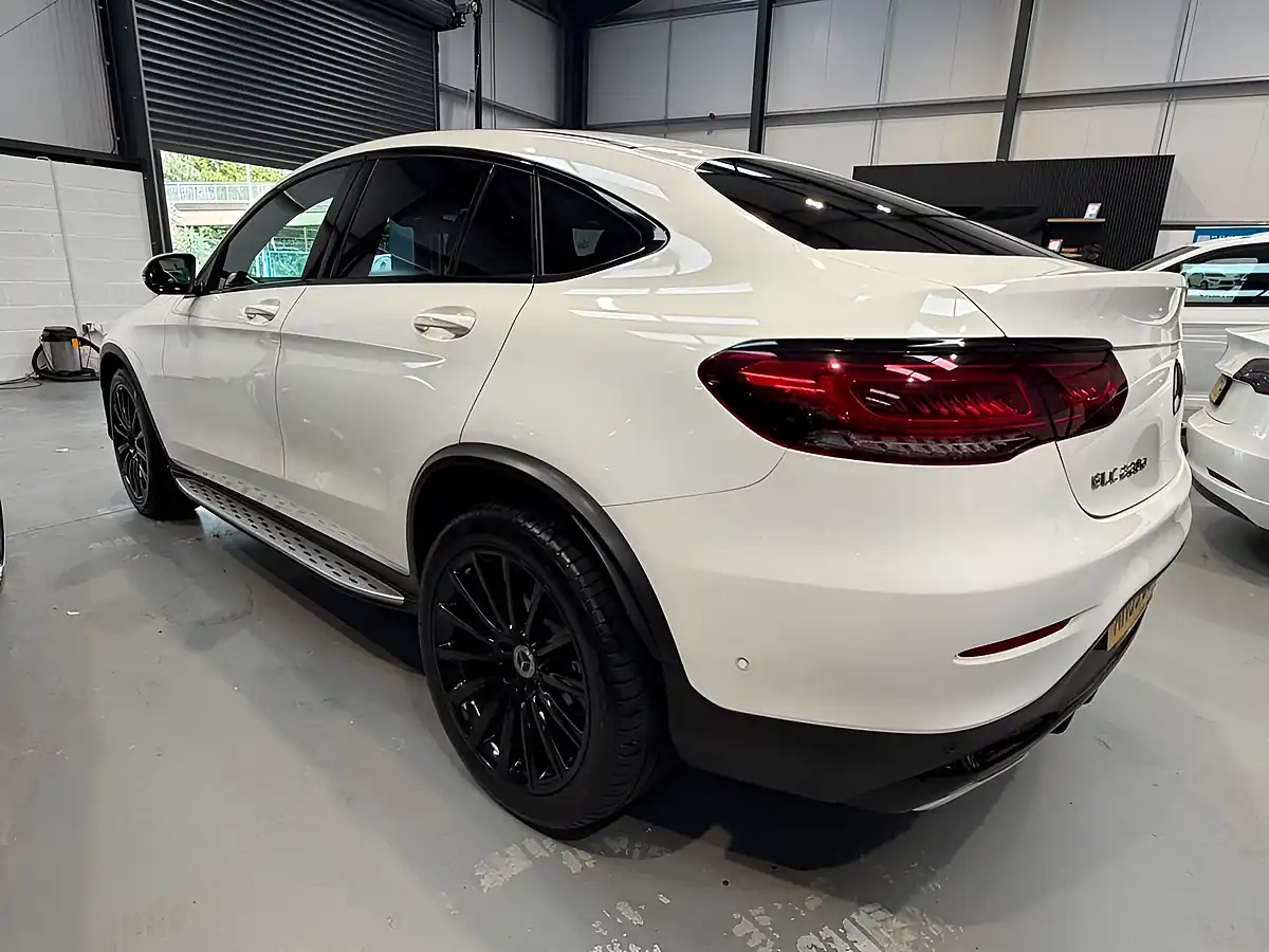 Used 2019 Mercedes-Benz Glc AMG Line (premium) Coupe White - Interior and Exterior details 7