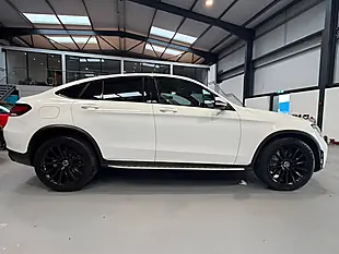 Used 2019 Mercedes-Benz Glc AMG Line (premium) Coupe White - Interior and Exterior details 8