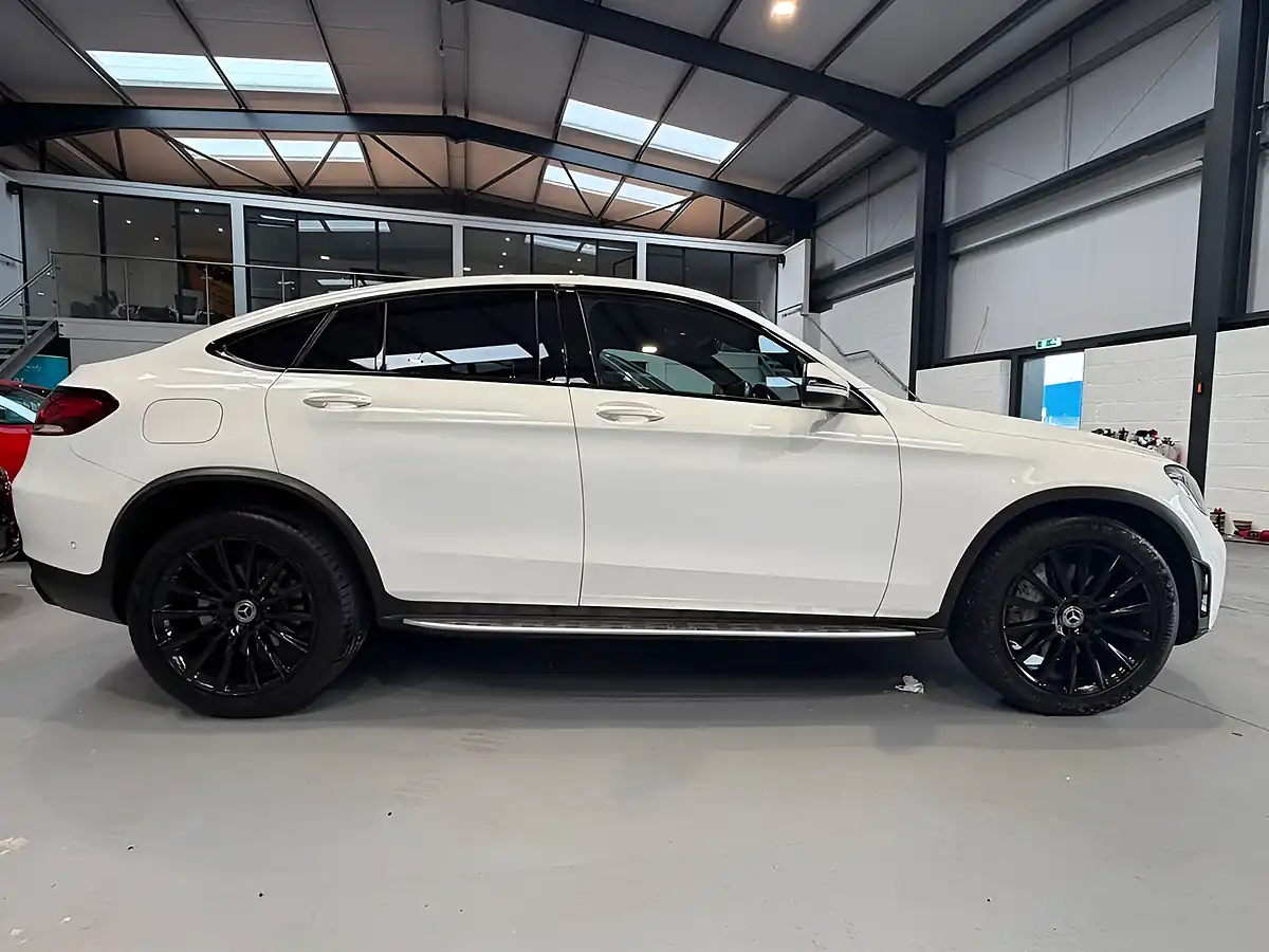 Used 2019 Mercedes-Benz Glc AMG Line (premium) Coupe White - Interior and Exterior details 8