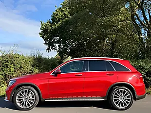 Used 2019 Mercedes-Benz Glc AMG Line (premium) Red - Interior and Exterior details 3