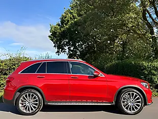 Used 2019 Mercedes-Benz Glc AMG Line (premium) Red - Interior and Exterior details 4