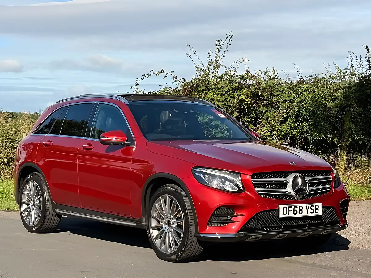 Used 2019 Mercedes-Benz Glc AMG Line (premium) Red - Interior and Exterior details 5