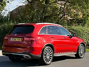 Used 2019 Mercedes-Benz Glc AMG Line (premium) Red - Interior and Exterior details 6