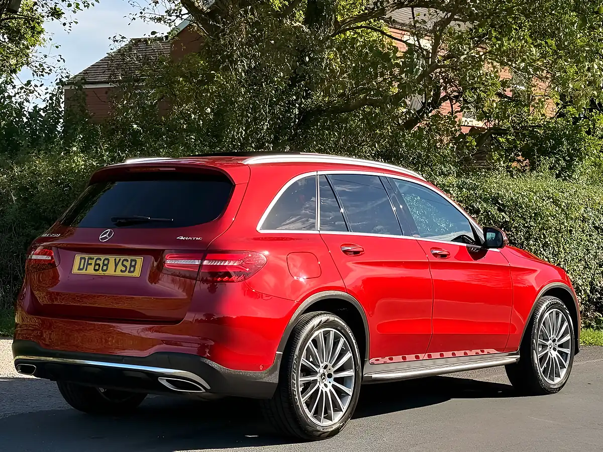 Used 2019 Mercedes-Benz Glc AMG Line (premium) Red - Interior and Exterior details 6