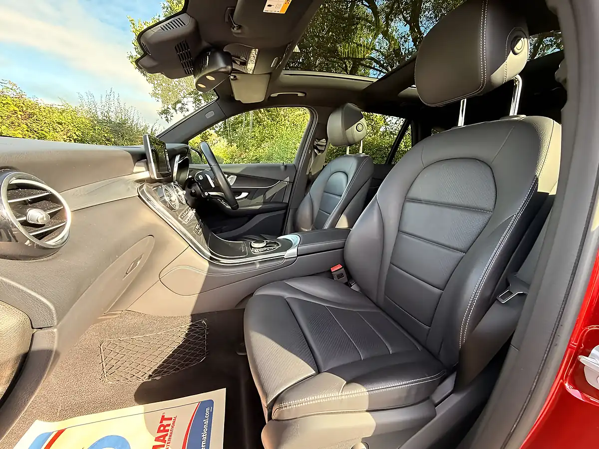 Used 2019 Mercedes-Benz Glc AMG Line (premium) Red - Interior and Exterior details 9