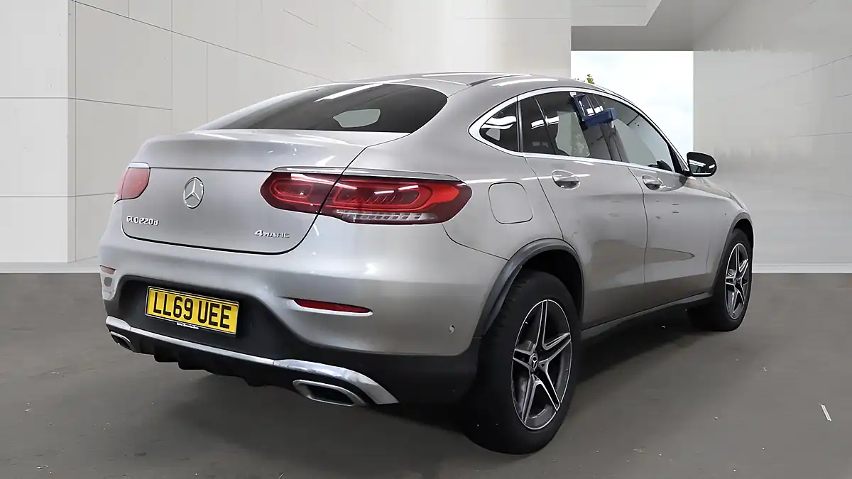 Used 2019 Mercedes-Benz Glc AMG Line Silver - Interior and Exterior details 2