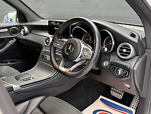 Used 2019 Mercedes-Benz Glc AMG Line White - Interior and Exterior details 11