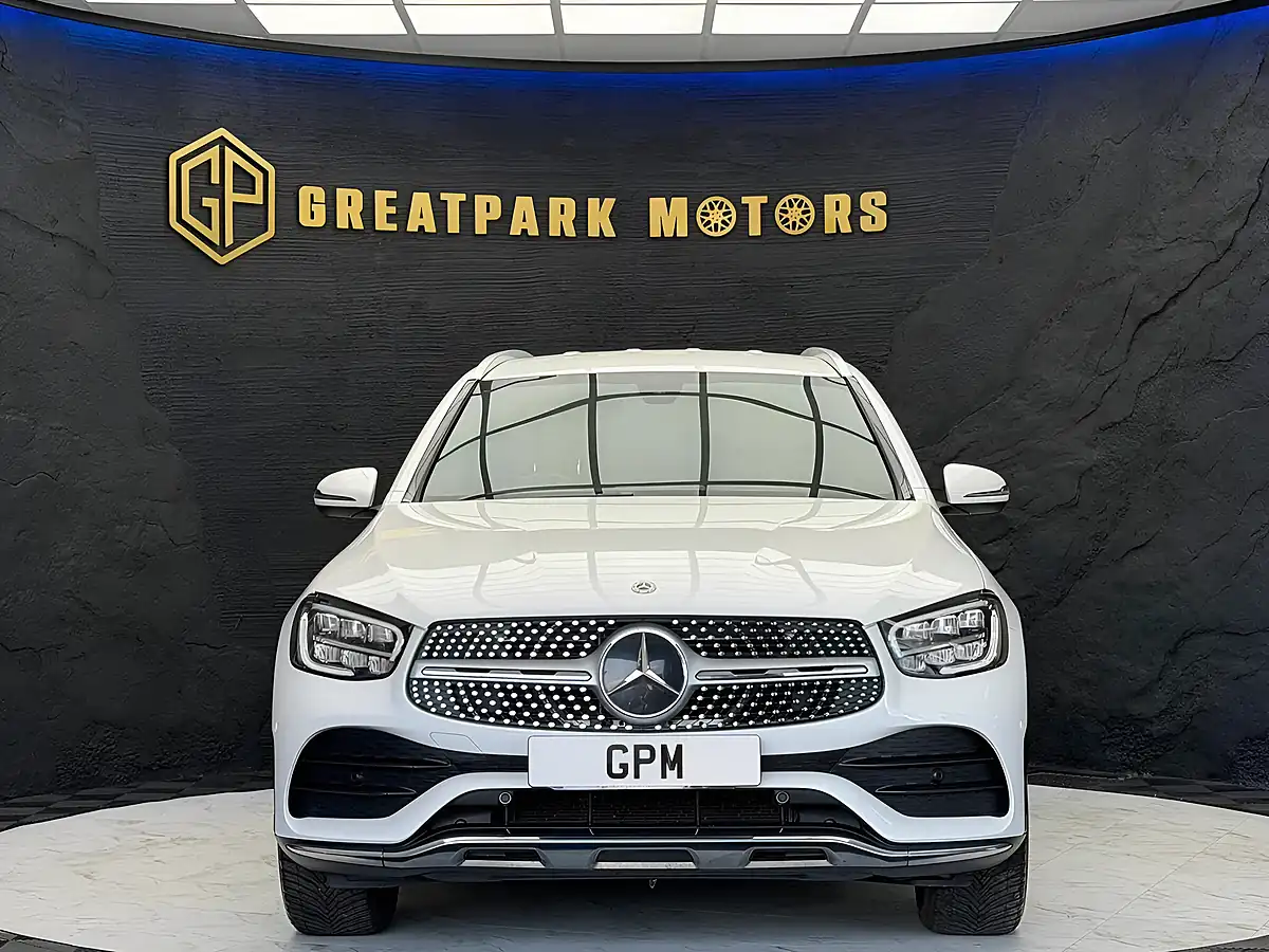 Used 2019 Mercedes-Benz Glc AMG Line White - Interior and Exterior details 2