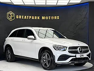 Used 2019 Mercedes-Benz Glc AMG Line White - Interior and Exterior details 3