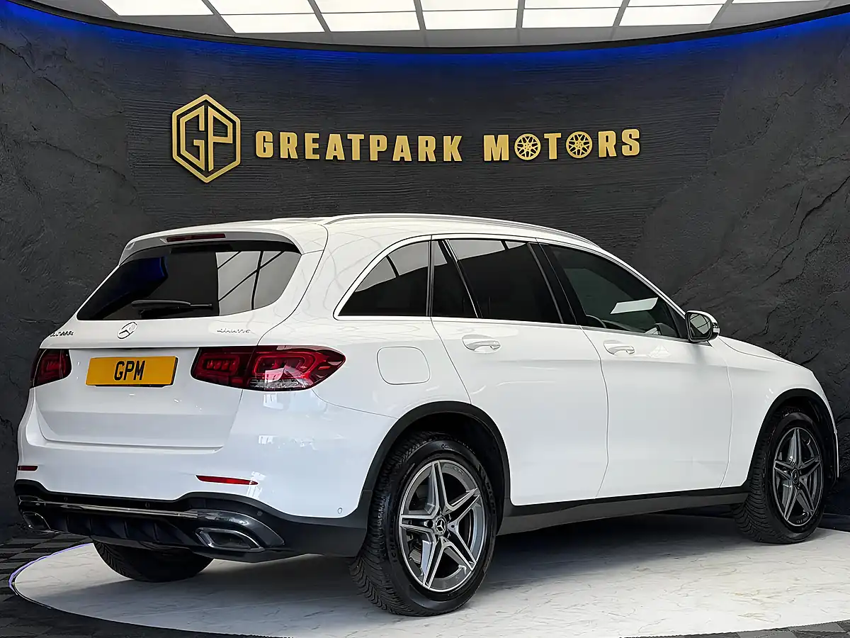 Used 2019 Mercedes-Benz Glc AMG Line White - Interior and Exterior details 5