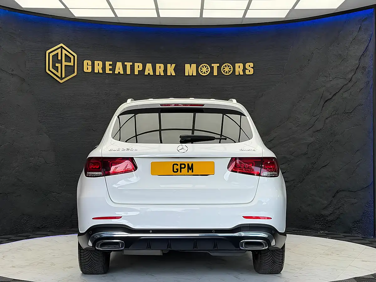 Used 2019 Mercedes-Benz Glc AMG Line White - Interior and Exterior details 6