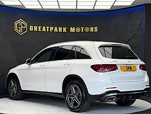 Used 2019 Mercedes-Benz Glc AMG Line White - Interior and Exterior details 7