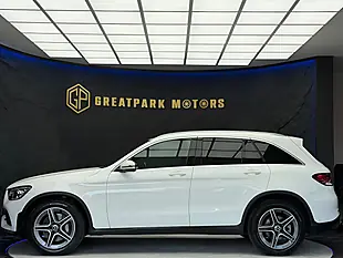 Used 2019 Mercedes-Benz Glc AMG Line White - Interior and Exterior details 8