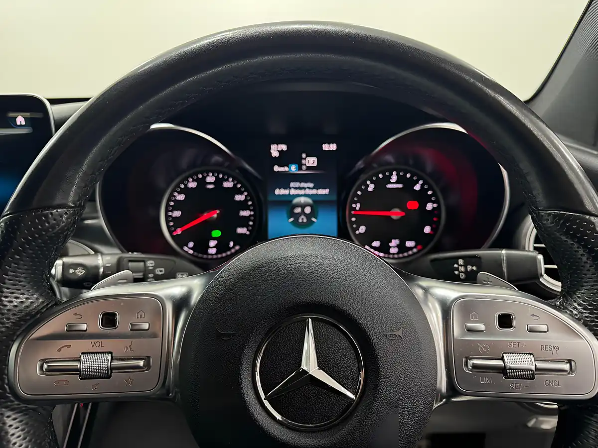 Used 2019 Mercedes-Benz Glc AMG Line White - Interior and Exterior details 14
