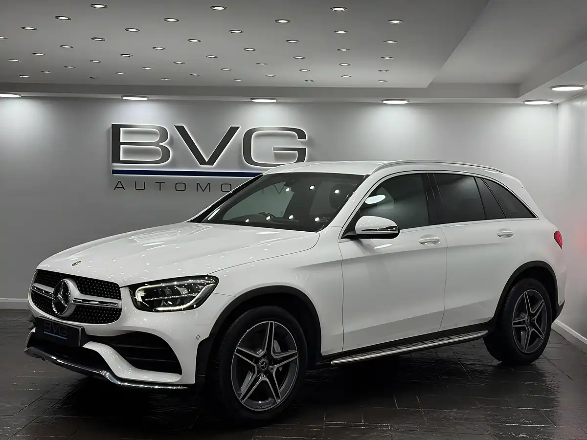 Used 2019 Mercedes-Benz Glc AMG Line White - Interior and Exterior details 5