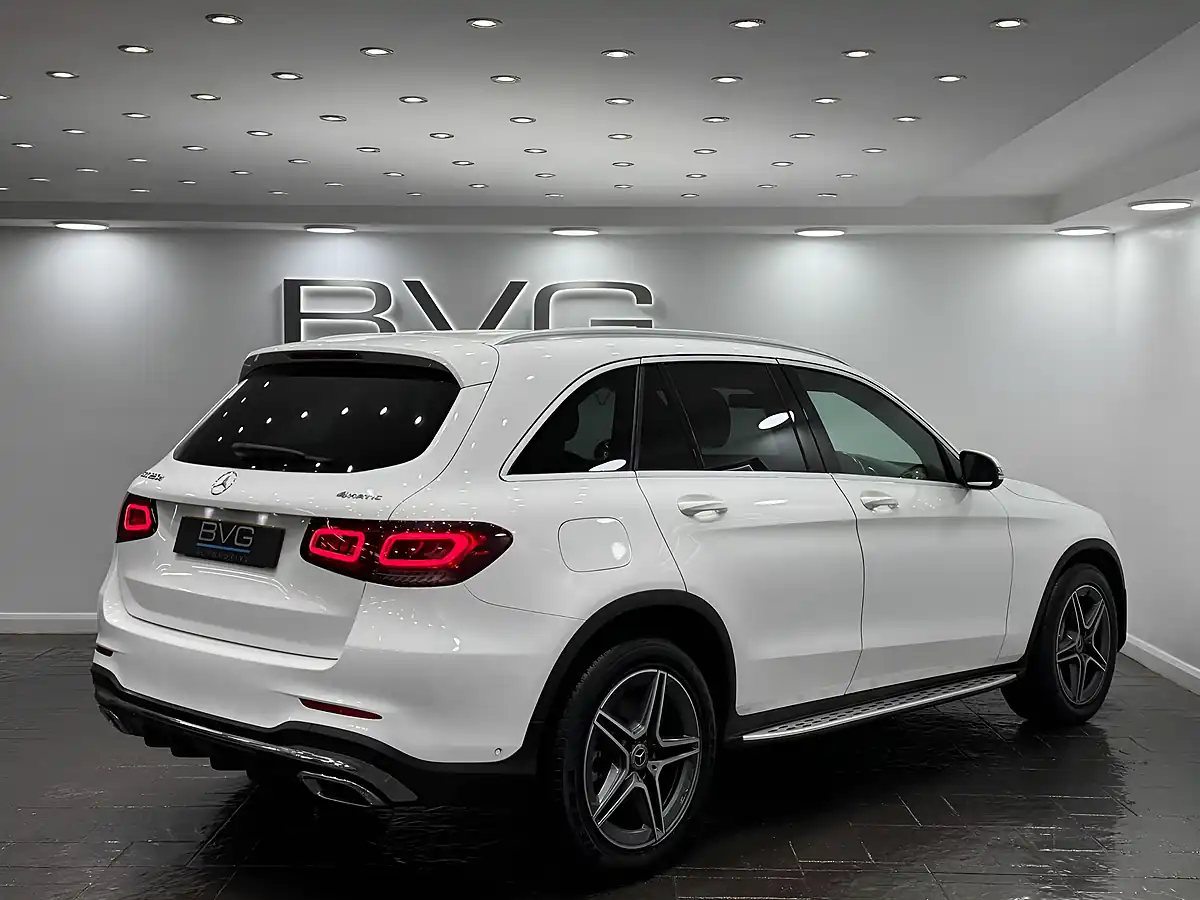 Used 2019 Mercedes-Benz Glc AMG Line White - Interior and Exterior details 7