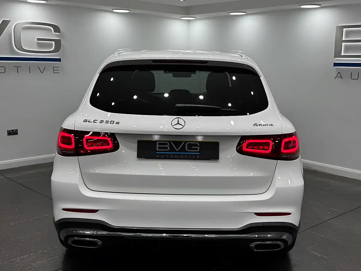 Used 2019 Mercedes-Benz Glc AMG Line White - Interior and Exterior details 8