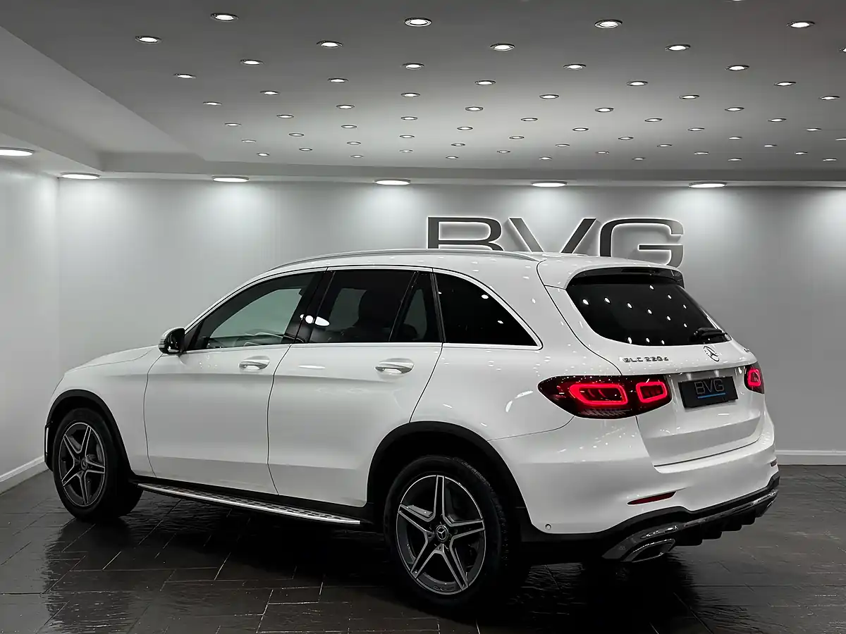 Used 2019 Mercedes-Benz Glc AMG Line White - Interior and Exterior details 9